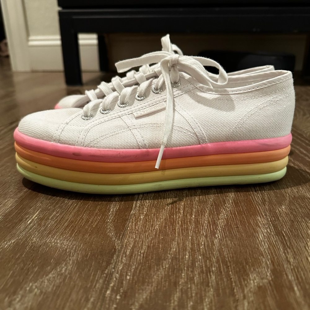 Superga 2790 Hot Pink tennis shoes